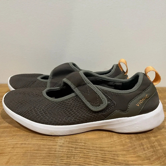 VIONICs‎ sneakers gray and pink comfy women’s shoes size 7.5 - Picture 1 of 5